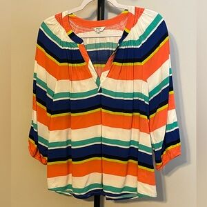 Crown & Ivy Multicolor Striped Top